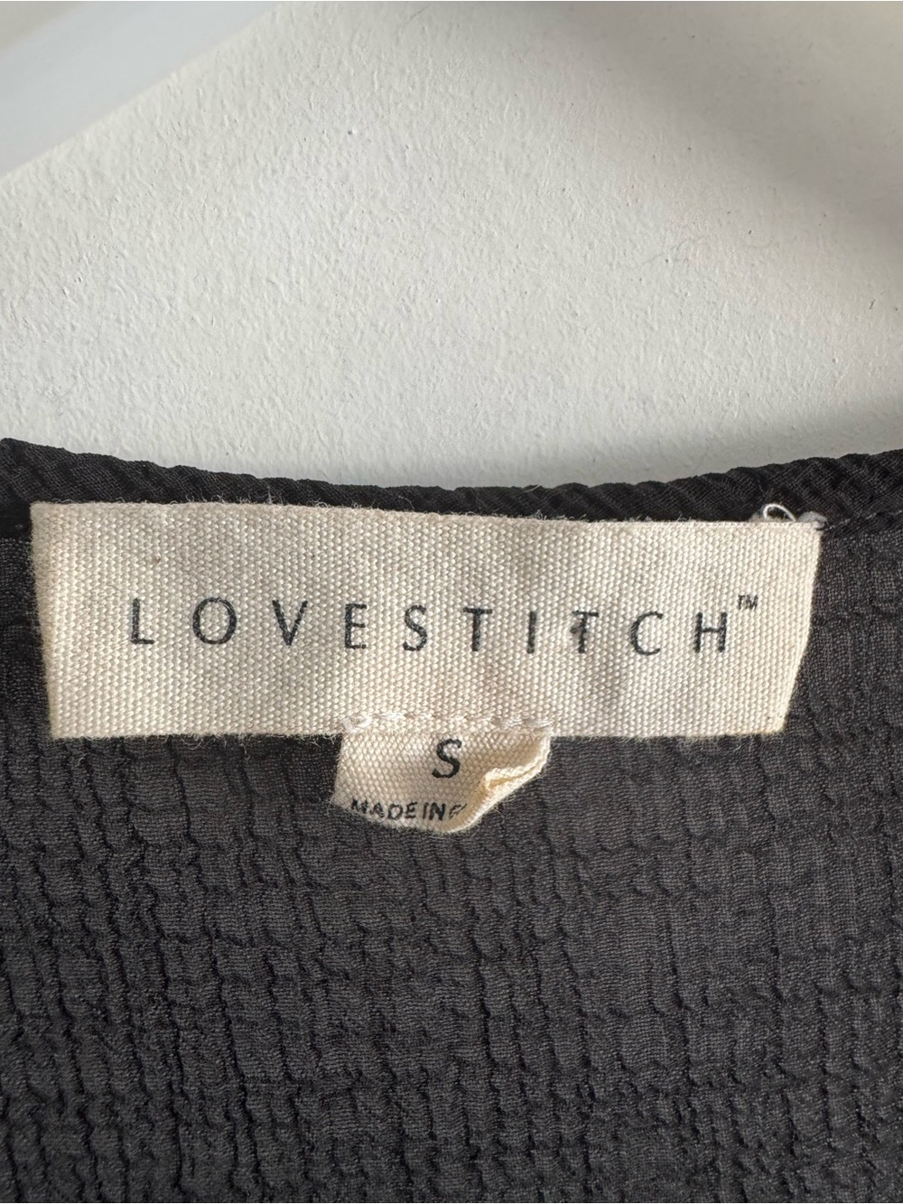Lovestitch Black Lace Cap Sleeve Blouse in a sheer, romantic fabric - Picture 7 of 7